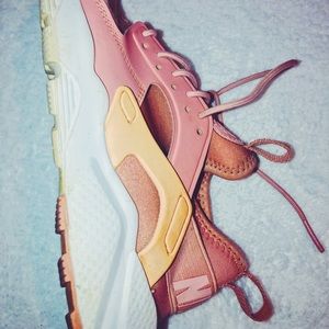 Pink Nike Huarache Sneakers